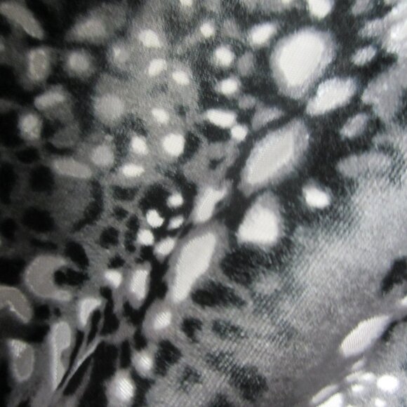 J Jill Womens Small Black Gray Burnout Velvet LS Shirt Silk Rayon Soft S - Picture 12 of 13